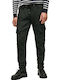 E1 Jared Trousers Cargo in Slim Fit Black