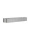 vidaXL Blumenkasten Metallisch Silver 296x80x36cm.