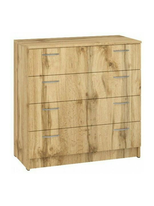 Chest of drawers 4 drawers K-4 oak rustic 80x38x80cm