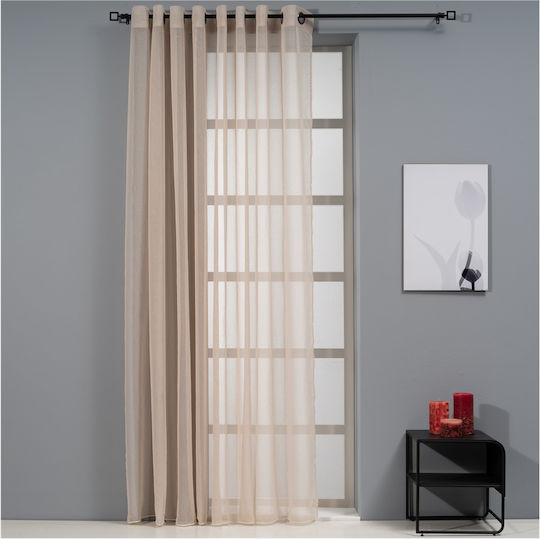 Artisti Italiani Κουρτίνα με Τρουκς Dolly Μπεζ 300x260εκ. Artisti Italiani Κουρτίνα με Τρουκς Dolly Μπεζ 300x260εκ.