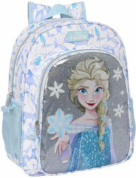 Frozen District Elementary School Backpack Blue L32xW12xH38cm
