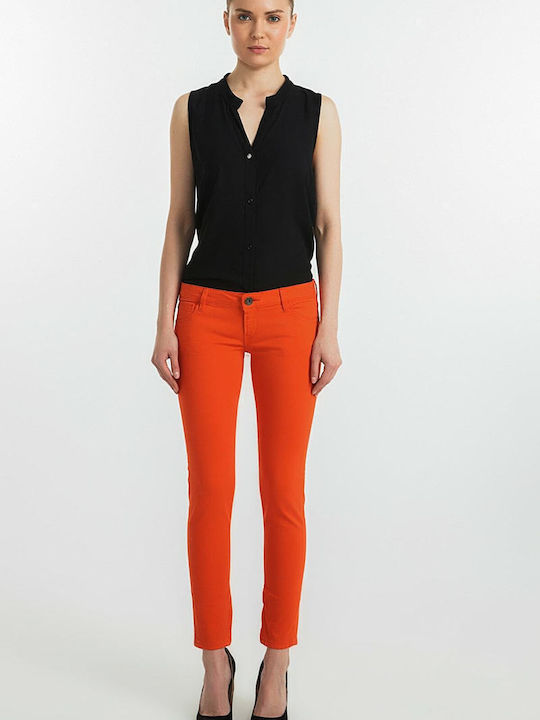 Damenjeans in Enger Passform Orange