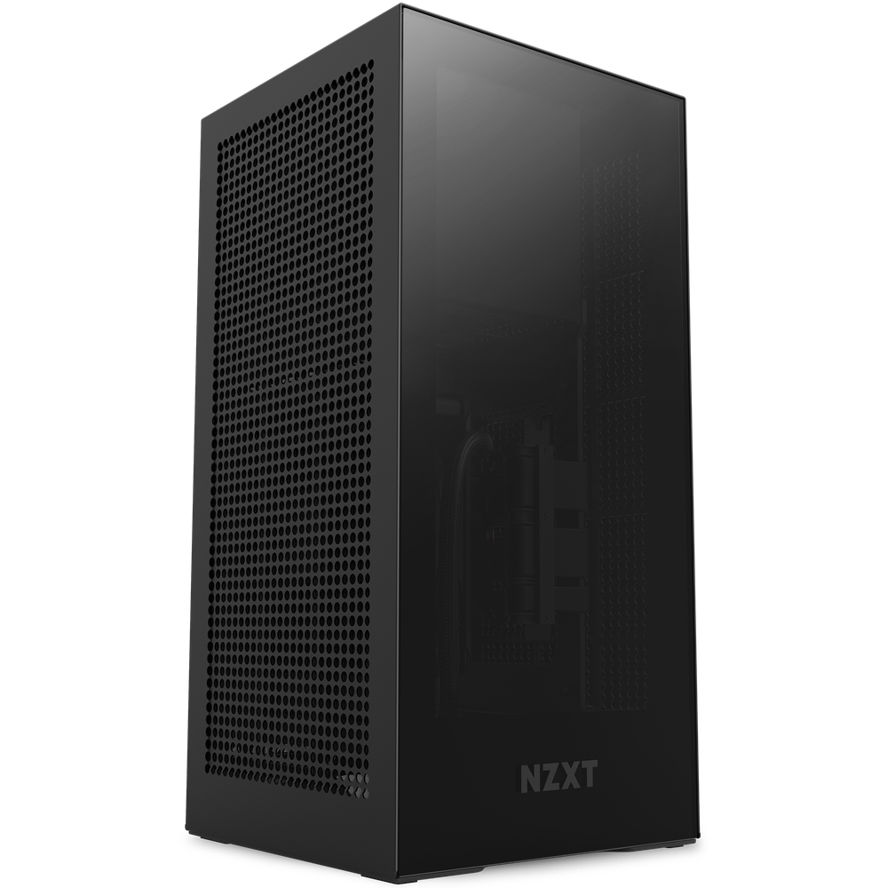 NZXT H1 Mini Tower Computer Case with Window Panel Black Skroutz.eu