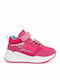 Kids Sneakers High Anatomic with Scratch Fuchsia