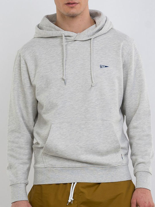 Franklin & Marshall Gray Hoodie Sweatshirt