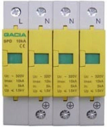 Maxge 4-Poles Inspired T2 Panel Lightning Protection 40kA 230VAC