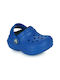 Crocs Παιδικές Παντόφλες Μπλε Classic Lined