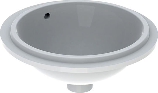 Geberit Variform Подплотова мивка Порцелан 40.5x40.5x13см Бял