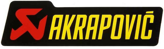 Akrapovic Heatproof P-HST2AL A68 Decorative Stickers Aluminum Exhaust Sticker Multicolour