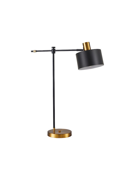 Home Lighting Tischlampe Dekorative Lampe mit Fassung für Lampe E27 Schwarz