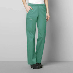 WonderWink Pull-On Women's Medical Pants Green