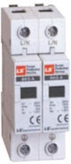 LG Αντικεραυνικό Πίνακα Τύπου T2 Διπολικό Μέγιστου Ρεύματος Εκφόρτισης 70kA 400VAC