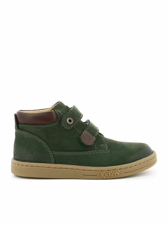 Kickers Tackeasy Ανατομικά Δερμάτινα Παιδικά Μπ...