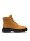 Greyfield Leder Stiefeletten Damen Gelb