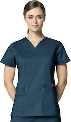 WonderWink Women's Medical Blouse Blue