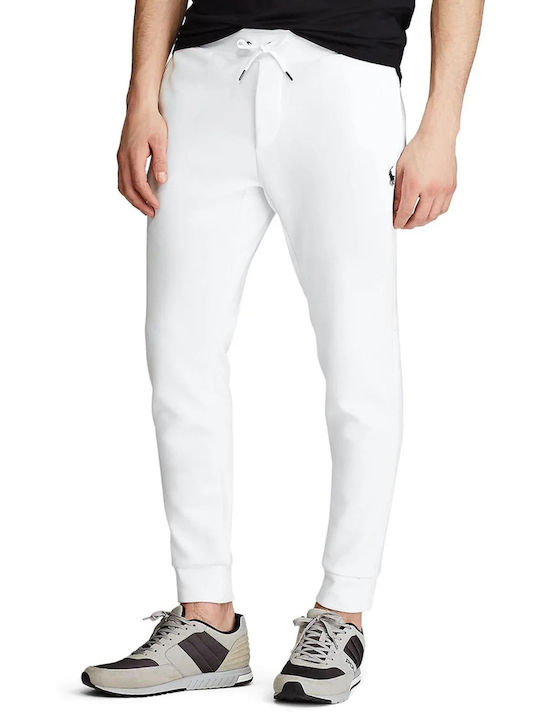 Ralph Lauren Παντελόνι Φόρμας με Λάστιχο Λευκό