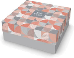 Intertan Disposable Pastry Shop Paper Box 22x22x8cm 100pcs