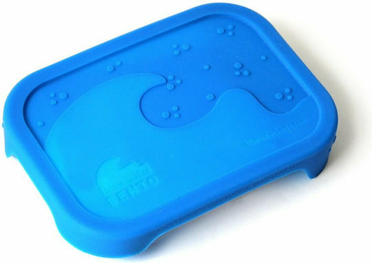 Ecolunchbox Splash Box Deckel für Aufbewahrungsbehälter aus Silikon in Blau Farbe 1Stück