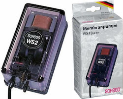Schego Aquarienluftpumpe WS2 Aquarienluftpumpe mit Einzelner Luftauslass Schego Aquarienluftpumpe WS2 Aquarienluftpumpe mit Einzelner Luftauslass