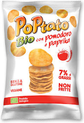 Potato Chips Tomato - Paprika without Frying - PoPtato - 40gr