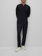 Gason 214 Trousers Chino Elastic Navy Blue
