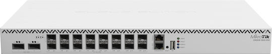 MikroTik CRS518-16XS-2XQ-RM Managed L2 Switch with 1 Ethernet Port and 18 SFP Ports