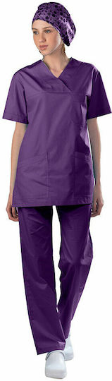 Anta Uniforms 130Κ Unisex Purple Pants & Blouse Set
