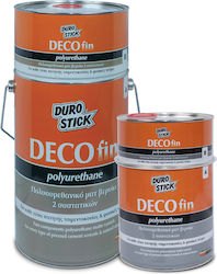 Durostick Decofin Polyurethane Βερνίκι Επιφάνειας 2 Συστατικών Διαλύτου Ματ