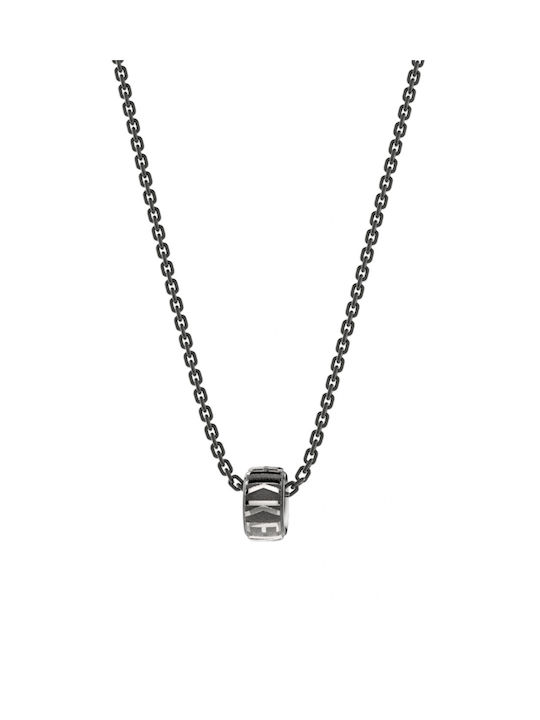 Bikkembergs Embossed Necklace from Gold Plated Steel