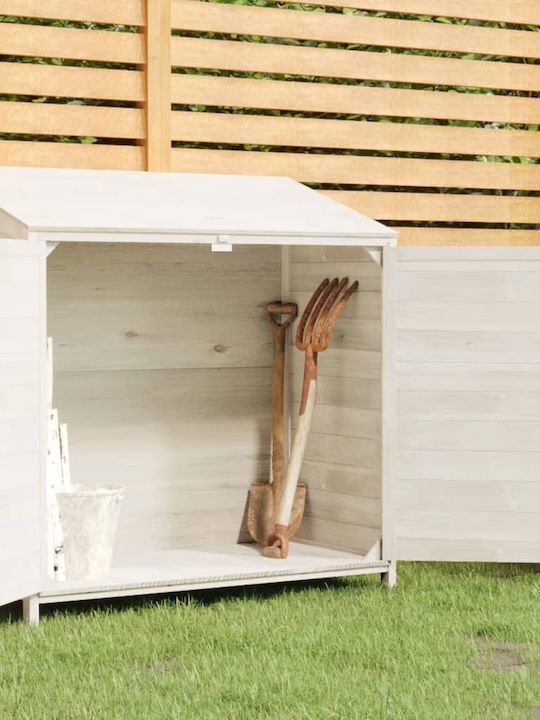Wooden Garden Shed White M1.02xW0.52xH1.12m