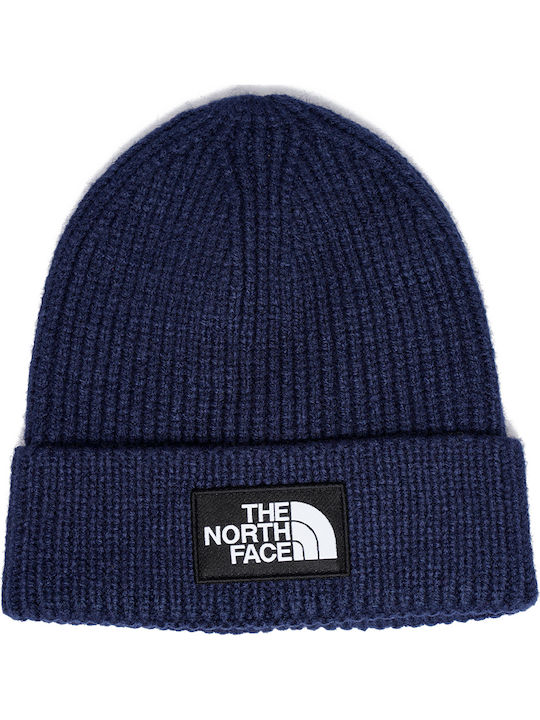 Knitted Beanie Cap Navy Blue
