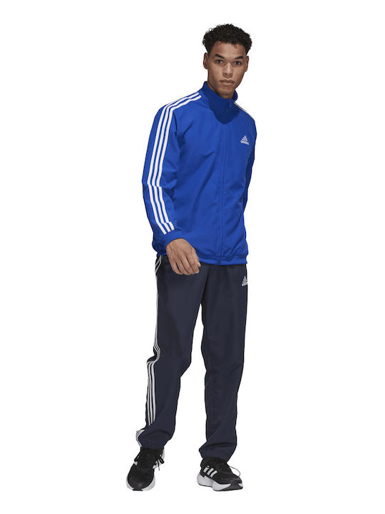 Adidas Linear Essentials Παντελόνι Φόρμας με Λάστιχο Royal Blue