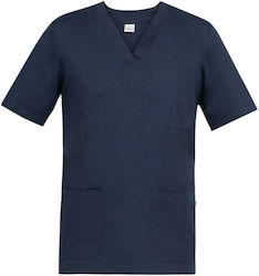 Giblor's Piero Unisex Medical Blouse Slim Fit Navy Blue