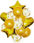 Μπαλόνια Χρυσό 10τμχ