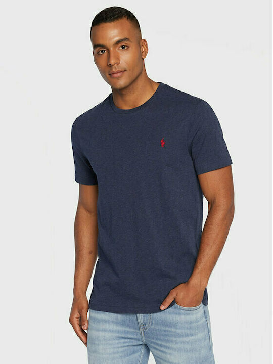 Ralph Lauren Ανδρικό T-shirt Navy Μπλε Μονόχρωμο