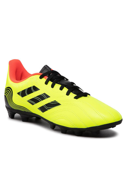 Adidas Παιδικά Ποδοσφαιρικά Παπούτσια Copa Semse.4 Geformt Gelb