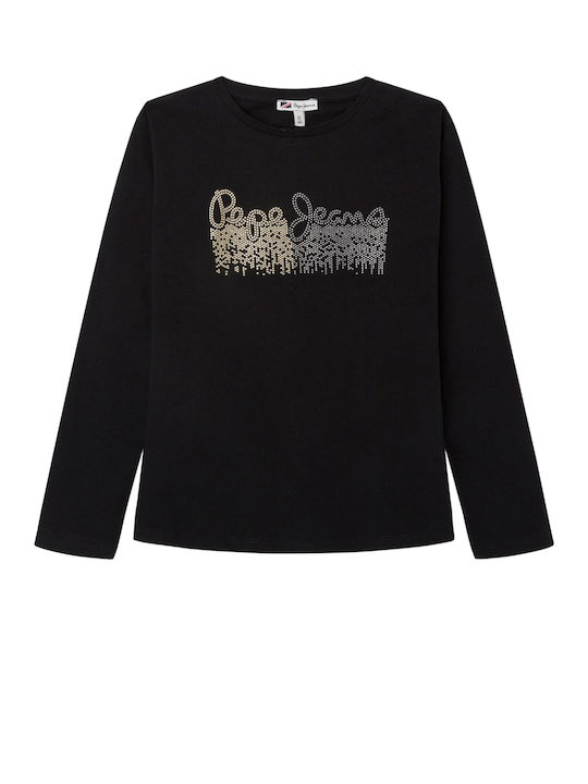 Pepe Jeans Kids' Blouse Long Sleeve Black