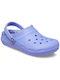 Crocs Παιδικές Παντόφλες Λιλά Classic Lined