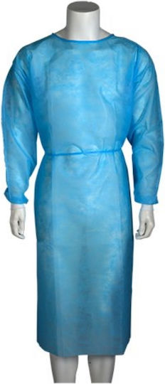 Open Care Abena Unisex Halat medical de pansament Albastru de unica folosinta