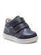 Παιδικά Sneakers High με Σκρατς Μπλε