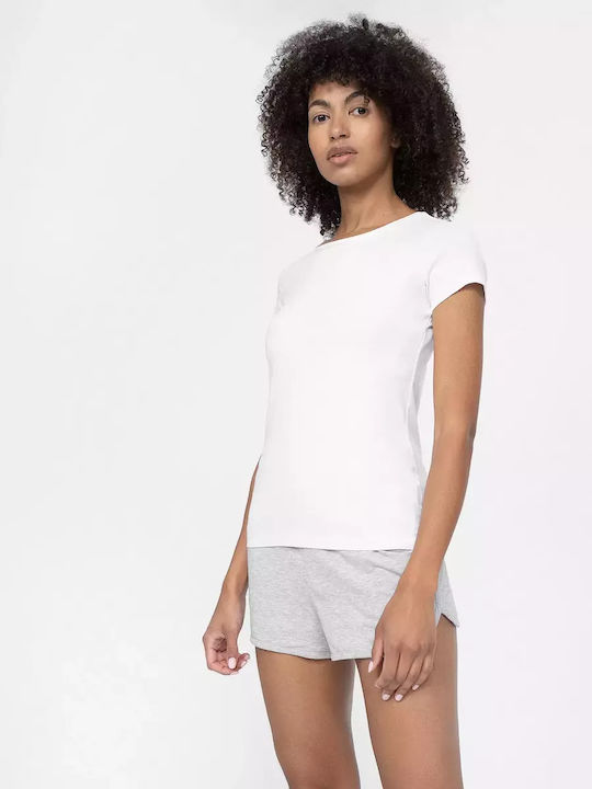 4F Women's T-shirt White