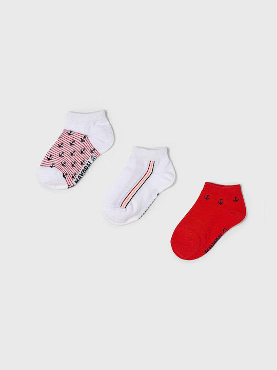 Mayoral Boys 3 Pack Ankle Socks Multicolour