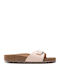 Madrid Flache Damen Anatomisch Sandalen Light Rosa Schmale Passform