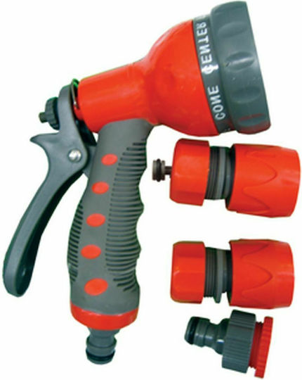 TopGarden Set Wasserpistole/Spritzdüse 380924 7 Positionen Me Soft Grip Set 4pcs 1/2''