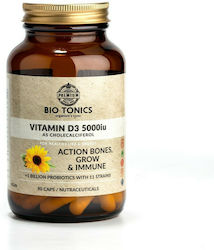 Bio Tonics Vitamin D3 5000iu 90 capsule veget