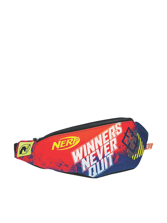 Gim Winners Never Quit Παιδικό Τσαντάκι Μέσης Κόκκινο 32x9x9εκ.