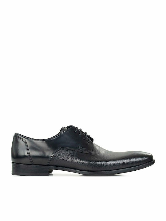 Boss Shoes Δερμάτινα Ανδρικά Σκαρπίνια Blue Ramon
