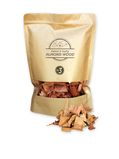 Smokey Olive Wood Almond BBQ Smoking Chunks 1.7lt 1pcs