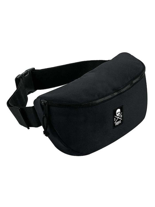 Circa Unisex Lopez Label Belt Bag - Black MBO021 - BLACK
