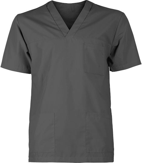 Be Unique M3 Unisex Gray Pants & Blouse Set Cotton and Polyester